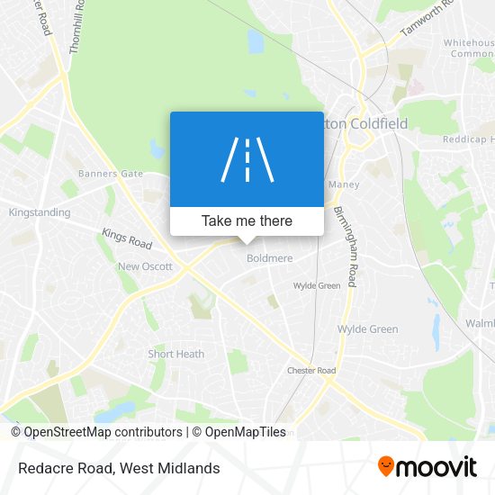 Redacre Road map