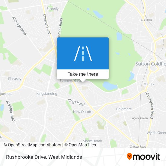 Rushbrooke Drive map