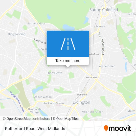 Rutherford Road map
