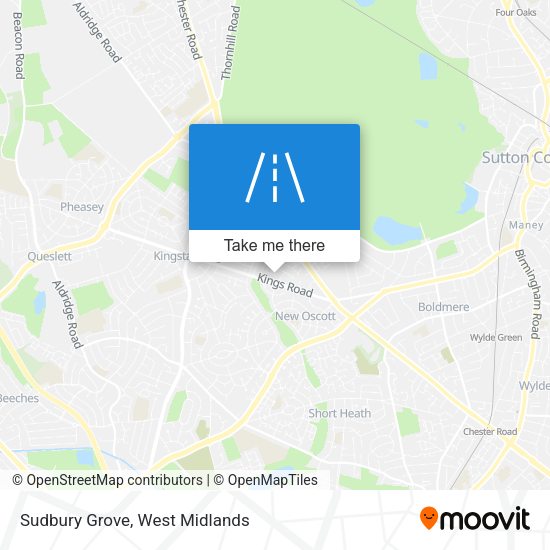 Sudbury Grove map