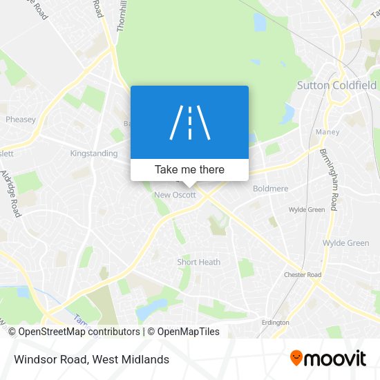 Windsor Road map
