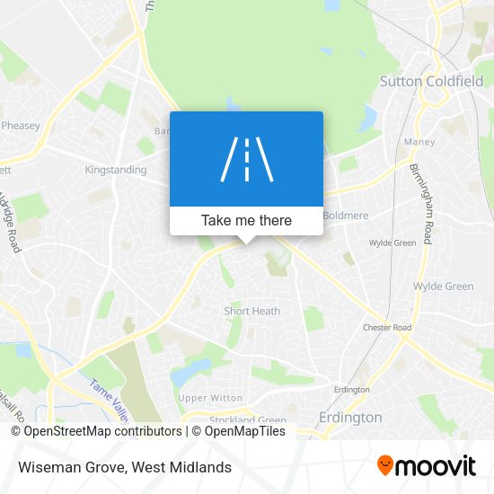 Wiseman Grove map