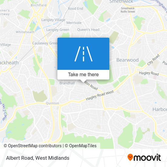 Albert Road map