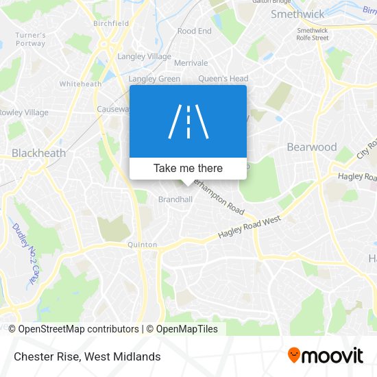 Chester Rise map