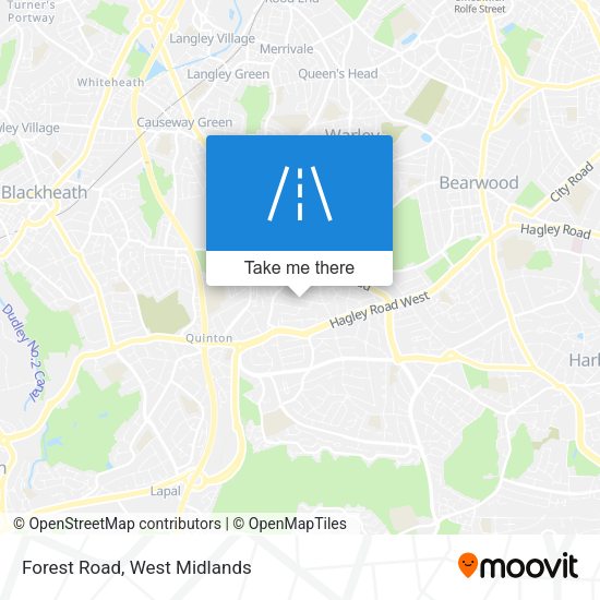 Forest Road map