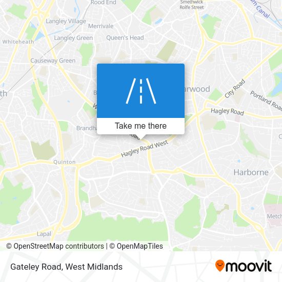 Gateley Road map