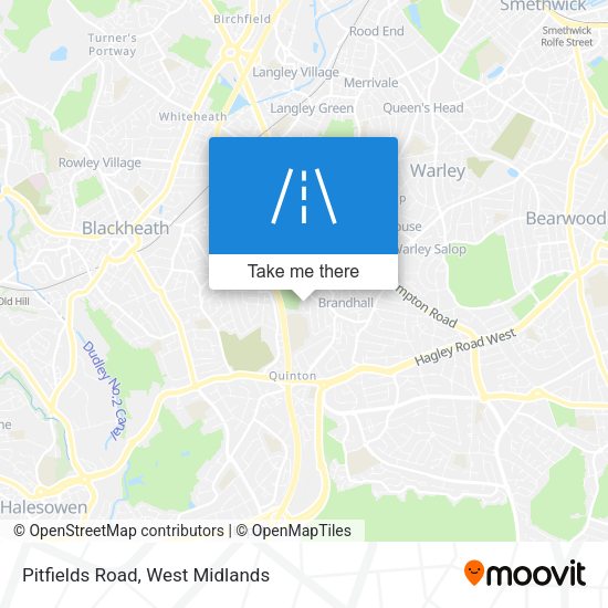 Pitfields Road map