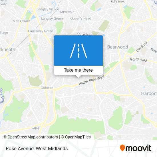 Rose Avenue map