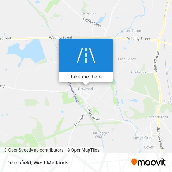 Deansfield map