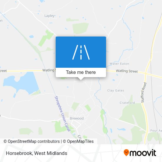Horsebrook map