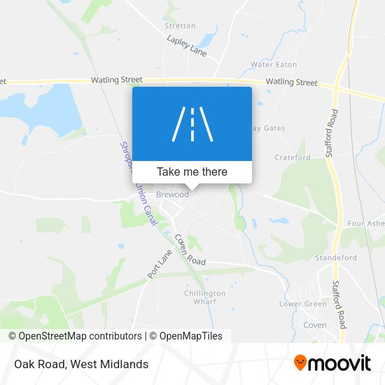 Oak Road map