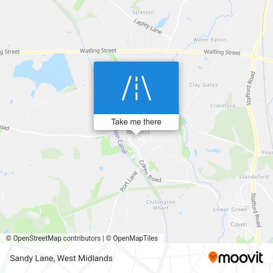 Sandy Lane map