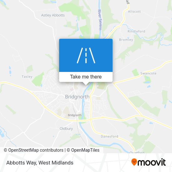 Abbotts Way map