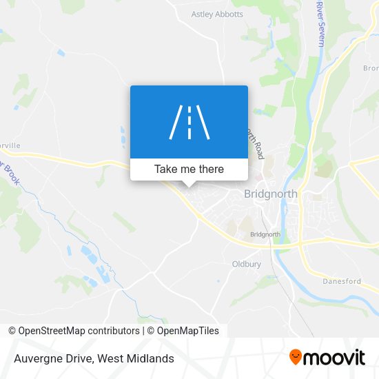 Auvergne Drive map
