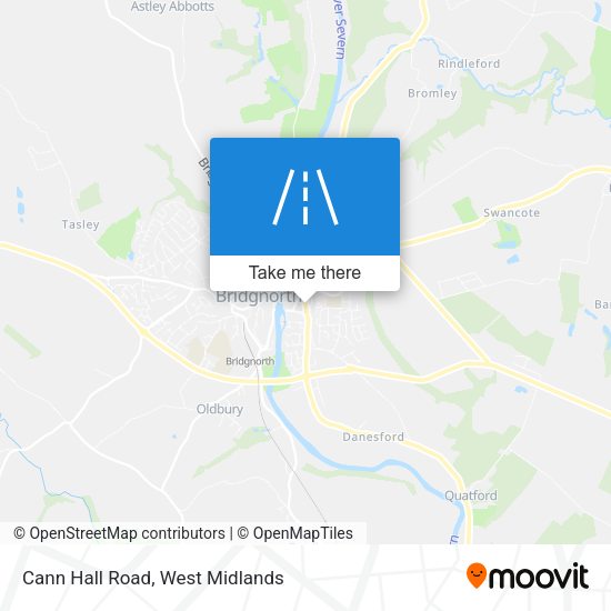 Cann Hall Road map