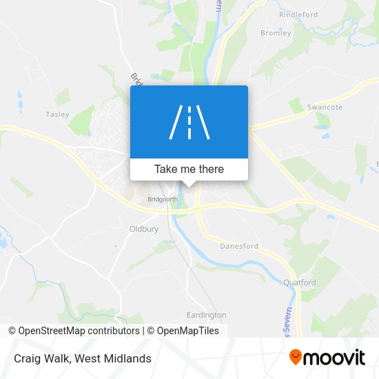 Craig Walk map