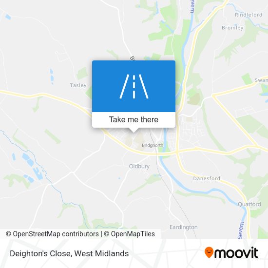 Deighton's Close map