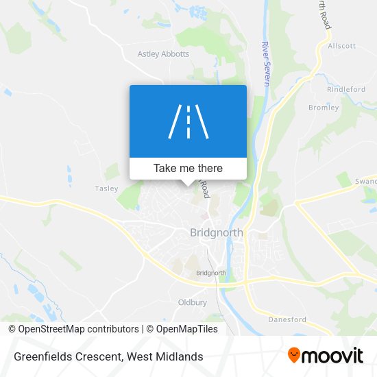 Greenfields Crescent map