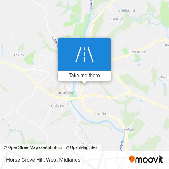 Horse Grove Hill map