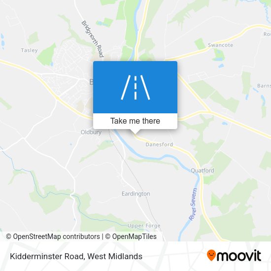 Kidderminster Road map