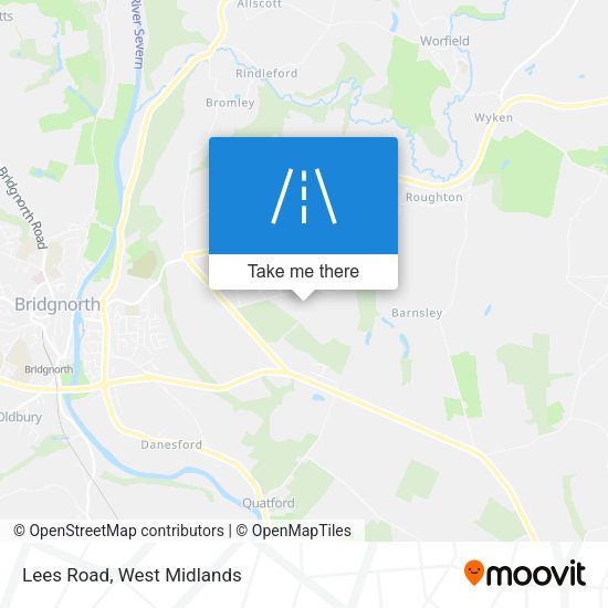 Lees Road map