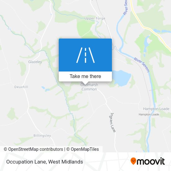 Occupation Lane map