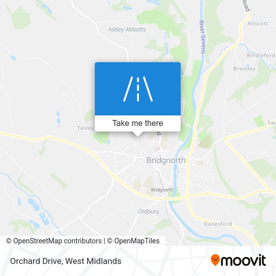 Orchard Drive map