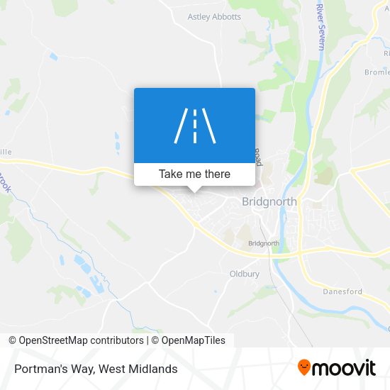 Portman's Way map