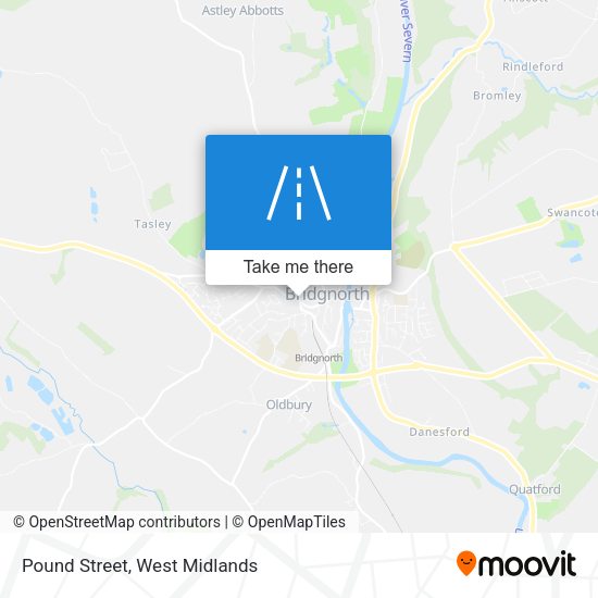 Pound Street map