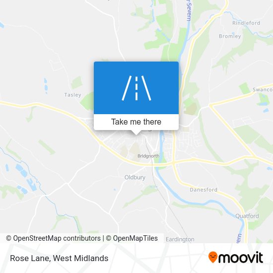 Rose Lane map