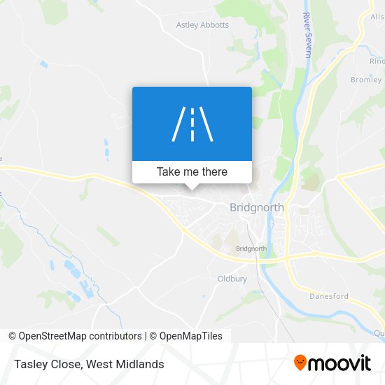 Tasley Close map