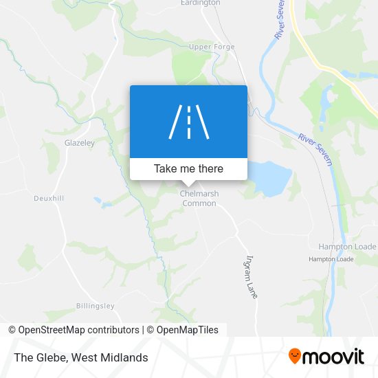 The Glebe map