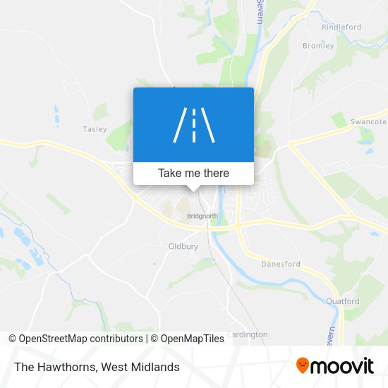 The Hawthorns map