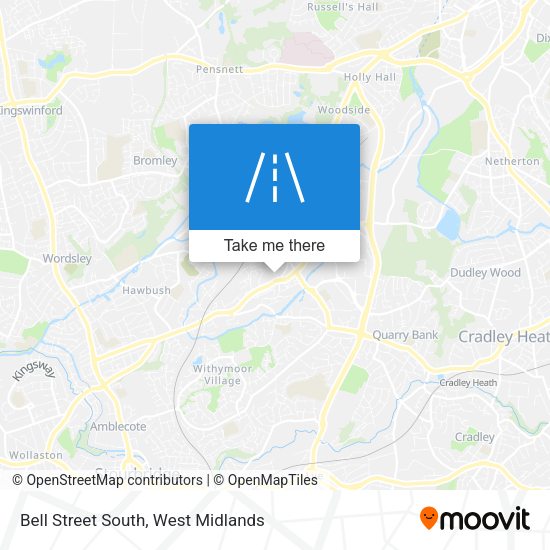 Bell Street South map