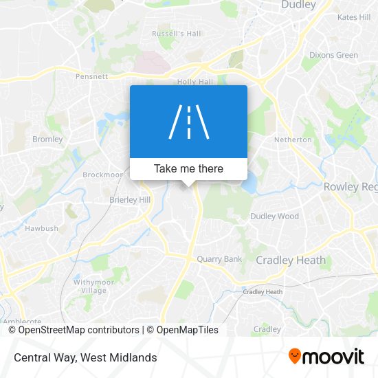 Central Way map
