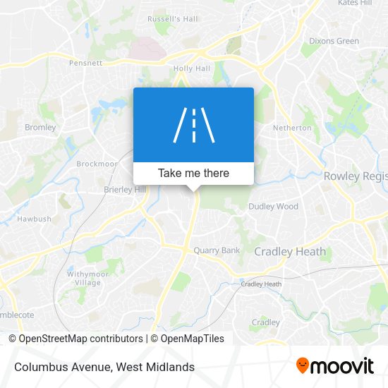 Columbus Avenue map