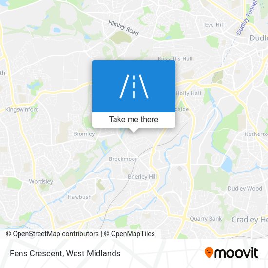 Fens Crescent map