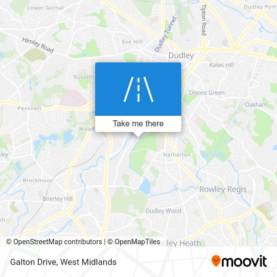 Galton Drive map