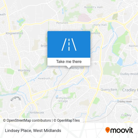 Lindsey Place map