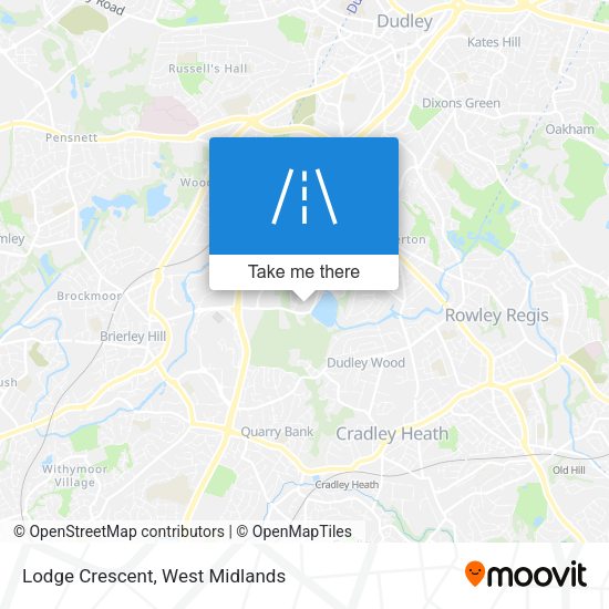 Lodge Crescent map