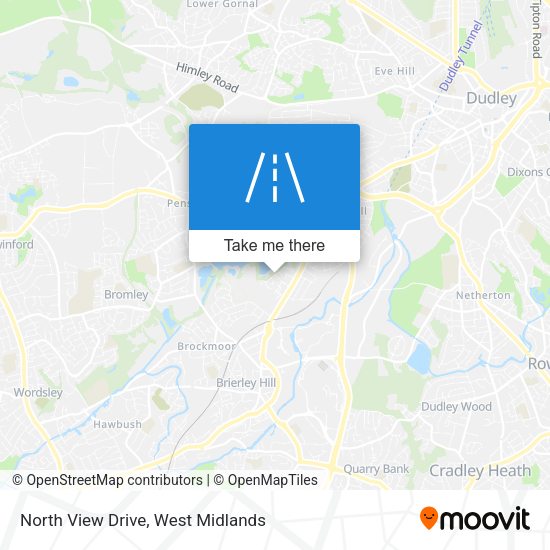 North View Drive map