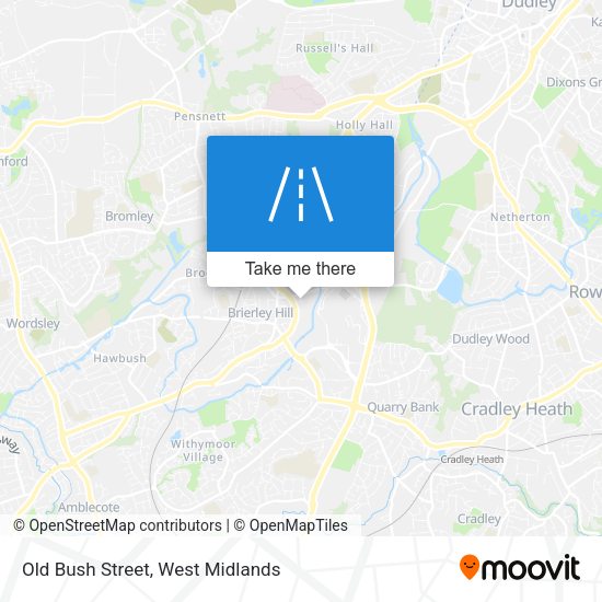 Old Bush Street map