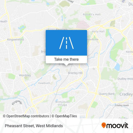 Pheasant Street map