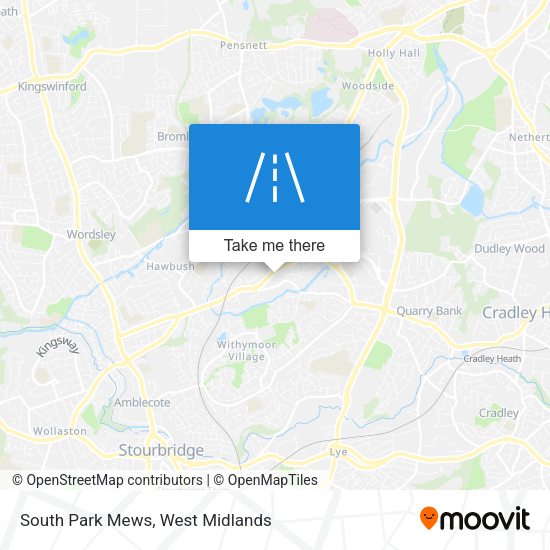 South Park Mews map
