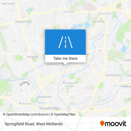 Springfield Road map