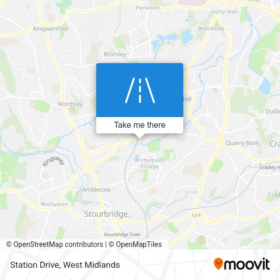 Station Drive map