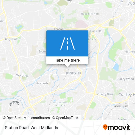 Station Road map