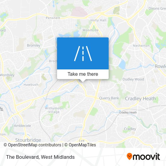 The Boulevard map