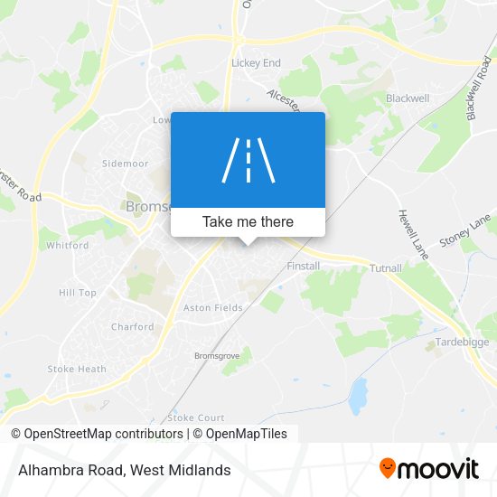 Alhambra Road map