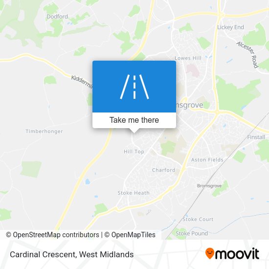 Cardinal Crescent map